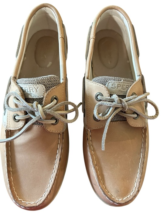 Sperry Shoes - Sperry Women's Light Tan Leather Slip-On Boat Shoe